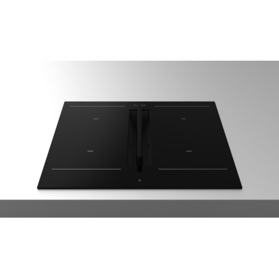 Fulgor fhh 600 id tc bk induction hob with integrated hood 60 cm black