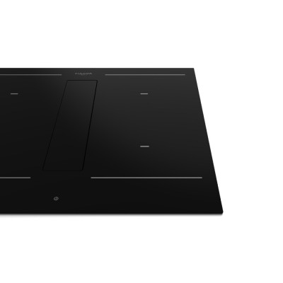 Fulgor fhh 600 id tc bk induction hob with integrated hood 60 cm black