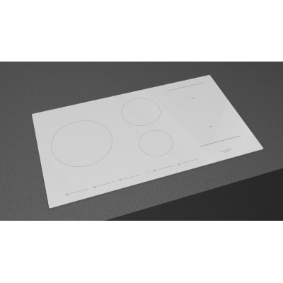 Fulgor fsh 905 id ts wh 1 piano cottura induzione 90 cm bianco
