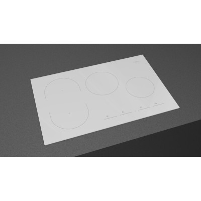 Fulgor fsh 804 id ts wh 1 placa de inducción 80 cm blanco