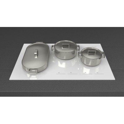 Fulgor fsh 804 id ts wh 1 induction hob 80 cm white