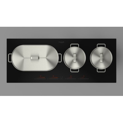 Fulgor fchl 904 id ts bk induction hob 90 cm black glass ceramic