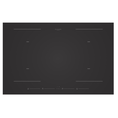 Fulgor fch 804 id ts bk induction hob 80 cm black glass ceramic