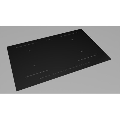 Fulgor fch 804 id ts bk induction hob 80 cm black glass ceramic