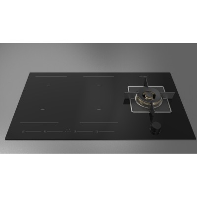 Fulgor fchh 905 id ts g dwk bk hybrid hob 90 cm black glass ceramic