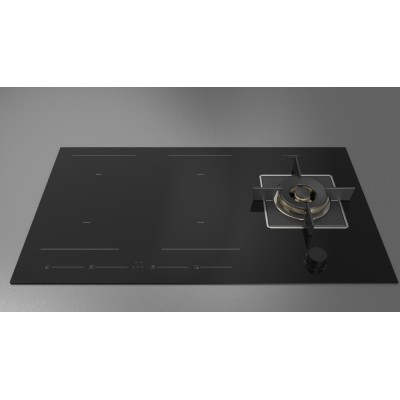 Fulgor fchh 905 id ts g dwk bk plaque de cuisson hybride 90 cm vitrocéramique noire
