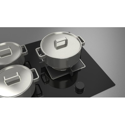 Fulgor fchh 905 id ts g dwk bk hybrid hob 90 cm black glass ceramic