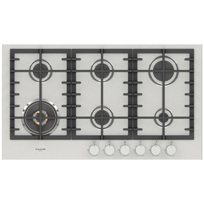 Fulgor fph 906 g wk x 90 cm gas hob stainless steel