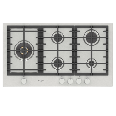 Fulgor fph 905 g wk x 90 cm gas hob stainless steel