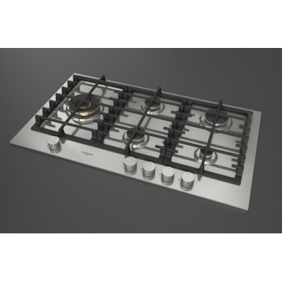 Placa de gas Fulgor fph 905 g sem x 90 cm acero inoxidable