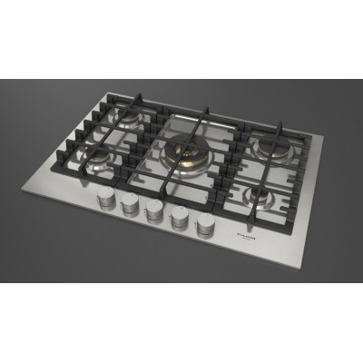 Fulgor fph 7541 g wk x 76 cm stainless steel gas hob