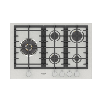 Fulgor fph 755 g wk x 75 cm stainless steel gas hob