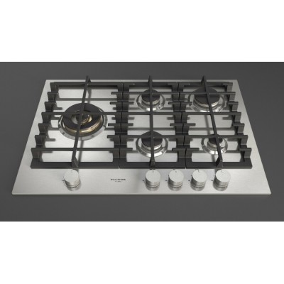 Fulgor fph 755 g wk x 75 cm stainless steel gas hob