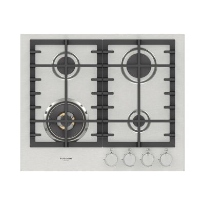 Fulgor fph 604 g wk x 62 cm gas hob stainless steel