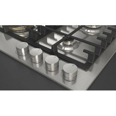 Fulgor FPH 604 G WK x 62 cm Edelstahl-Gaskochfeld