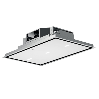 Fulgor Alto fchd 900 rc wh campana empotrable de techo 90 cm cristal blanco