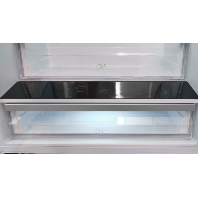 Fulgor fbcd 762 tnf edbl Einbaukühlschrank + Gefrierschrank 76 cm H 213 + Edelstahltüren