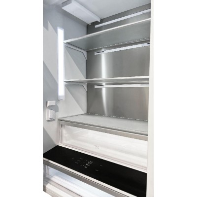 Fulgor fbcd 762 tnf edbl réfrigérateur encastrable + congélateur 76 cm h 213 + portes inox