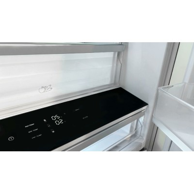 Lodówka do zabudowy Fulgor fbcd 761 tnf edbl + zamrażarka 76 cm wys. 213 cm + drzwi ze stali nierdzewnej