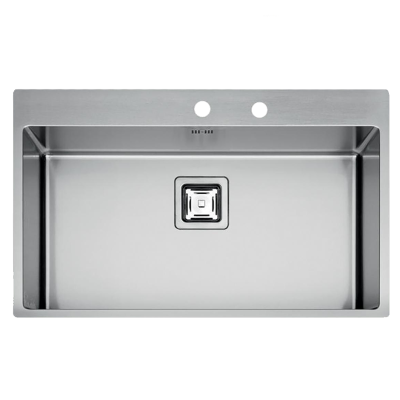 Fulgor p1b 8651 qa f-sf fregadero empotrado 1 seno 86 cm acero inoxidable