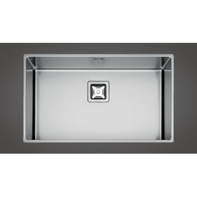 Fulgor p1b 7343 qu Einzelbecken-Unterbauspüle 73 cm Edelstahl