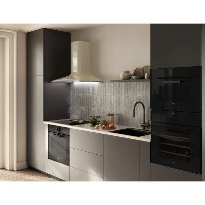 Elica virtus warm drawer cassetto scaldavivande vetro nero