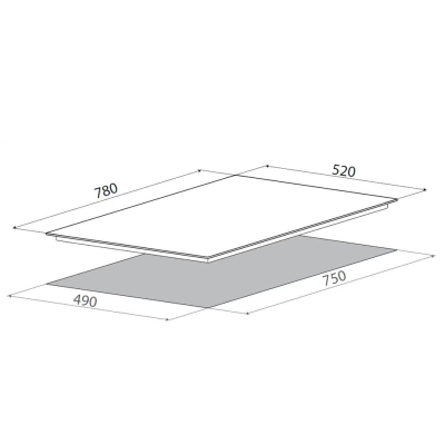 Elica prf0183912 ratio 804 plus placa de inducción 80 cm negra