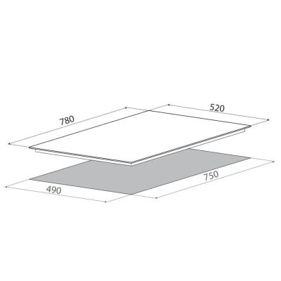 Płyta indukcyjna Elica prf0183912 ratio 804 plus 80 cm czarna