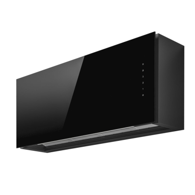Elica Rules bl/f/90 Wandhaube 90 cm schwarzes Glas