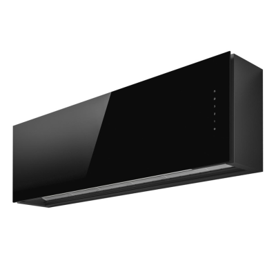 Elica Rules bl/f/120 cappa parete 120 cm vetro nero