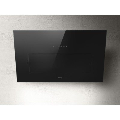 Elica Bloom bl/a/85 wall hood 85 cm black glass