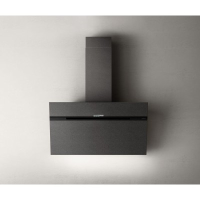 Elica stripe urban cast iron/a/90 wall hood 90 cm cast iron grey