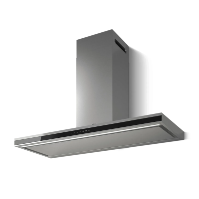 Elica Element ixbl/a/90 campana de pared 90 cm acero inoxidable - vidrio negro