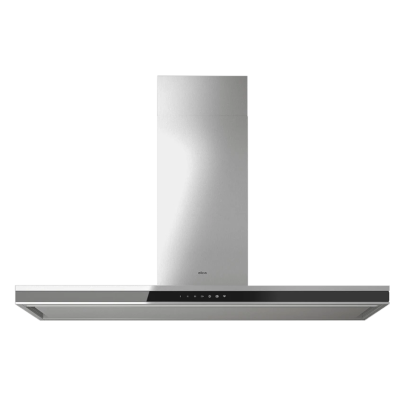 Elica Element ixbl/a/120 campana de pared 120 cm acero inoxidable - vidrio negro