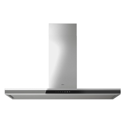 Elica Element ixbl/a/120 wall hood 120 cm stainless steel - black glass