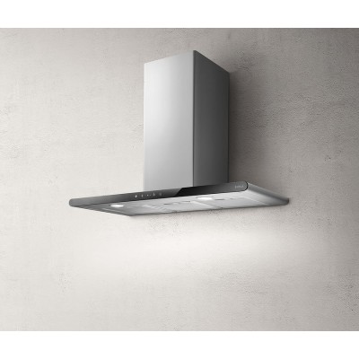 Elica Galaxy blix/a/80 cappa parete 80 cm inox - vetro nero
