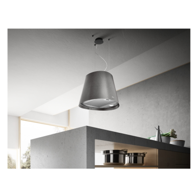 Elica Juno Urban Gusseisen/f/50 hängende Inselhaube 50 cm Gusseiseneffekt