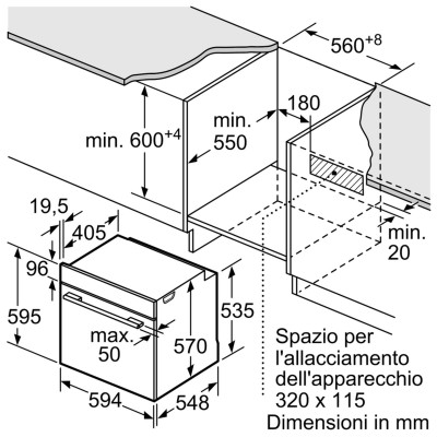 Neff b1acc2an0 horno pirolítico empotrable 60 cm acero inoxidable