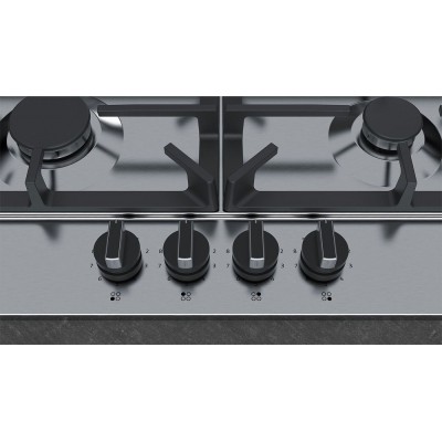 Neff t27ds59n0 75 cm stainless steel gas hob
