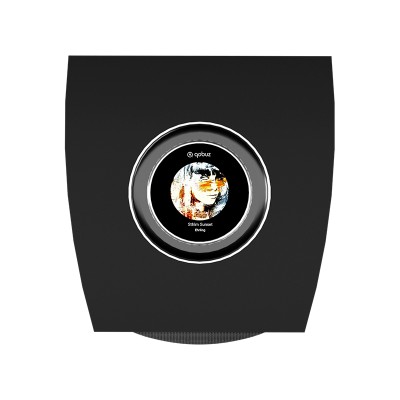 Cabasse rialto lifestyle pair of wireless 3-way hi-fi front speakers black