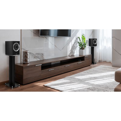 Cabasse rialto lifestyle coppia diffusori frontali wireless 3 Vie hi-fi nero