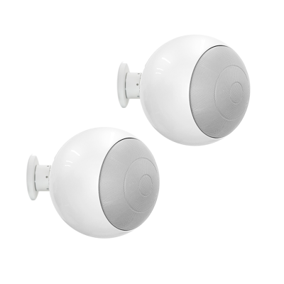 Cabasse Baltic 5 On Wall high-end wall speaker pair matt white