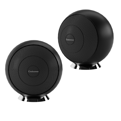 Cabasse Baltic 5 On Base pair of speakers satellite speakers matt black