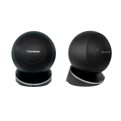 Cabasse iO 3 On Base - On Wall pair of satellite speakers matt black