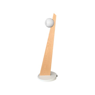 Cabasse iO3 Sobre par de soportes de suelo para altavoces principales frontales en madera - blanco