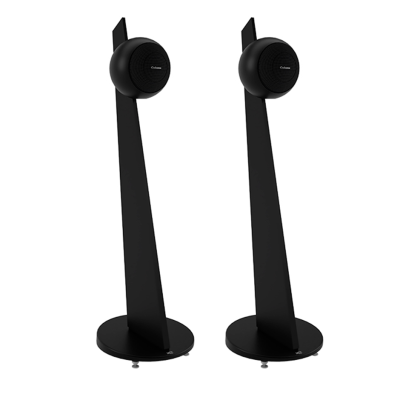 Cabasse Riga 2 On Stand Floorstanding Front Speaker Pair Black