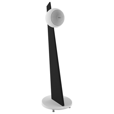 Cabasse Riga 2 On Stand Floorstanding Front Speaker White - Black