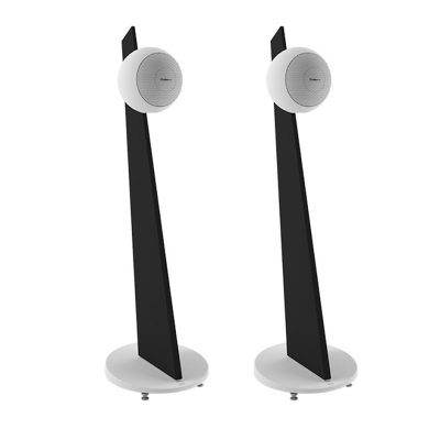 Cabasse Riga 2 On Stand pair of floorstanding front speakers white - black