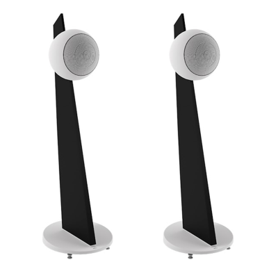 Cabasse Baltic 5 On Stand pair of floorstanding front speakers white - black