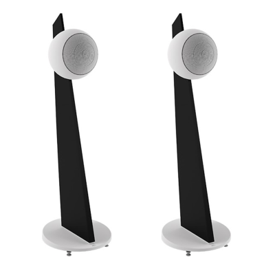 Cabasse Baltic 5 On Stand par de altavoces de suelo delanteros blanco - negro